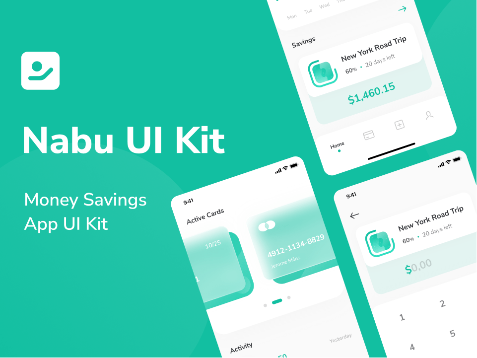 Nabu UI Kit 金融理财App UI界面设计源文件