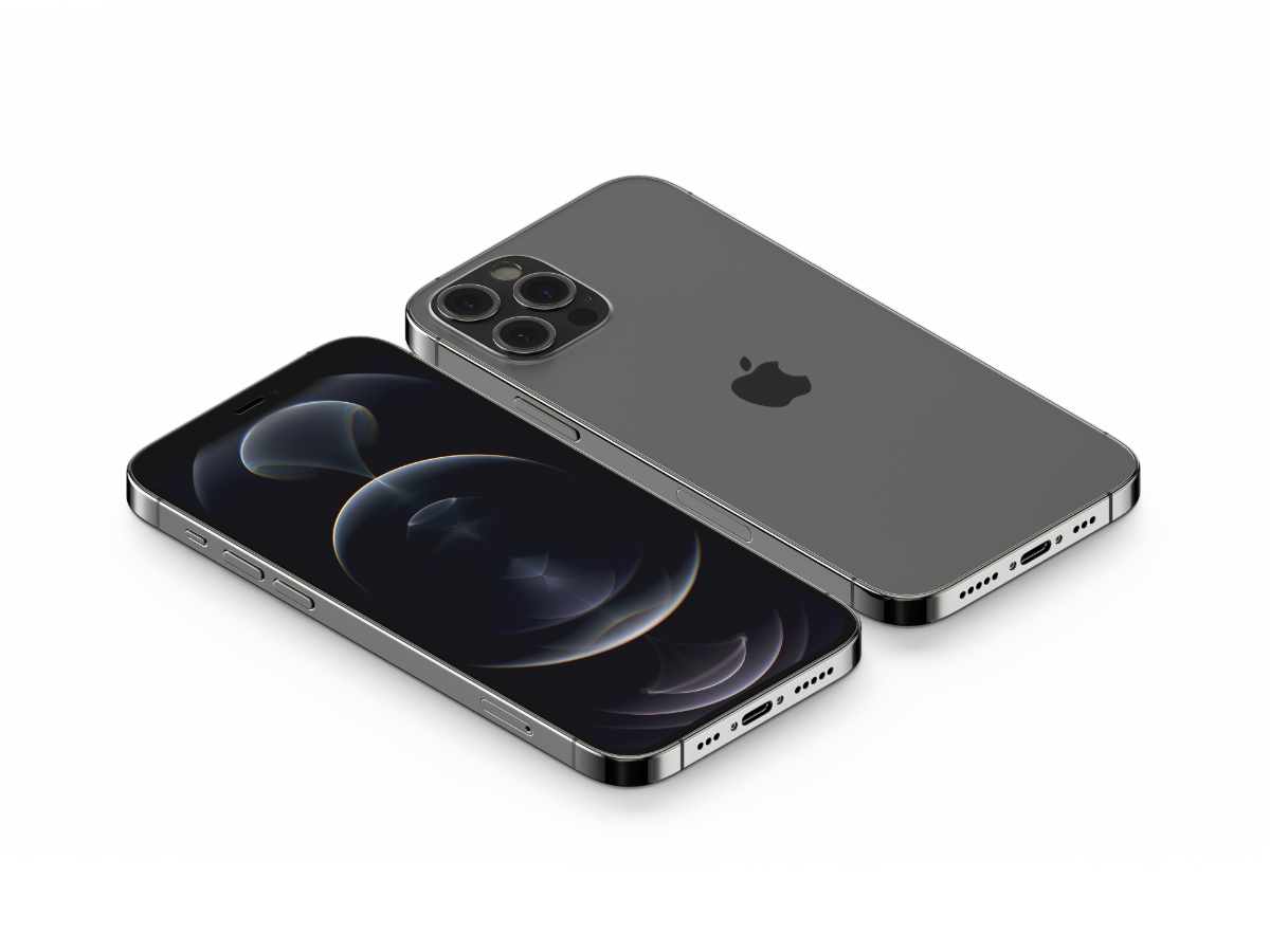 45度透视iPhone 12 Pro UI设计PSD素材下载