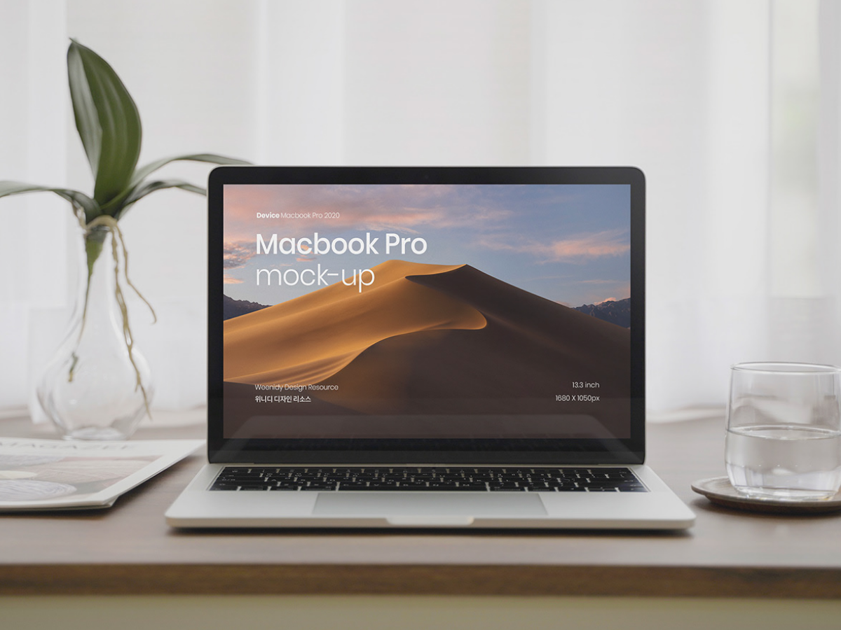 MacBook Pro UI设计素材PSD下载