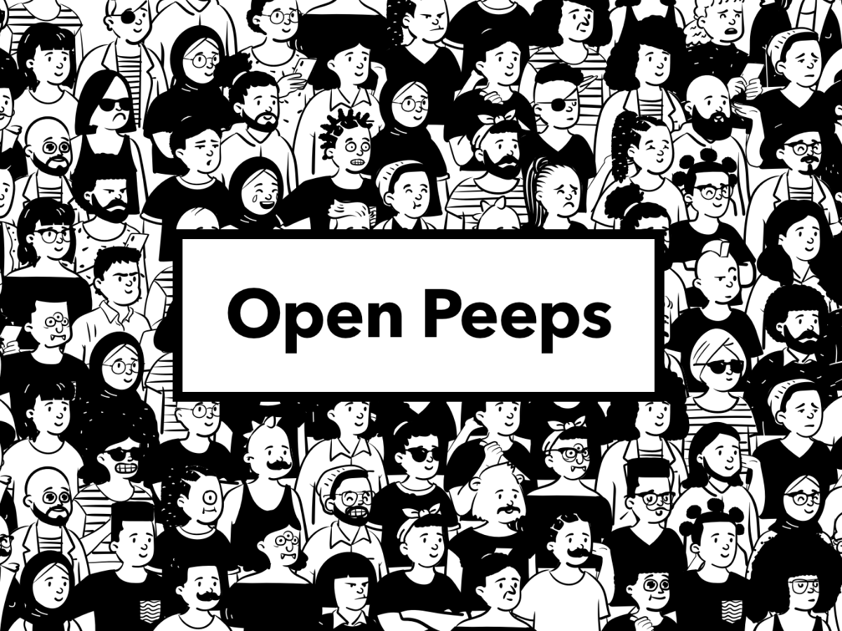 Open Peeps手绘人物插画.sketch素材下载 – UI设计素材