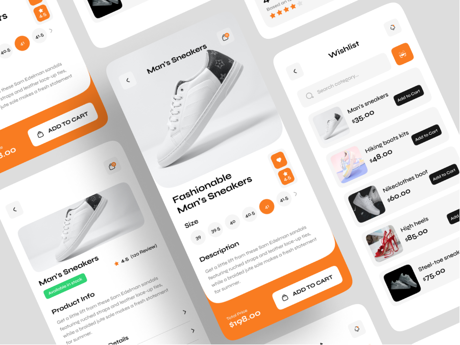 鞋类电商App UI设计源文件