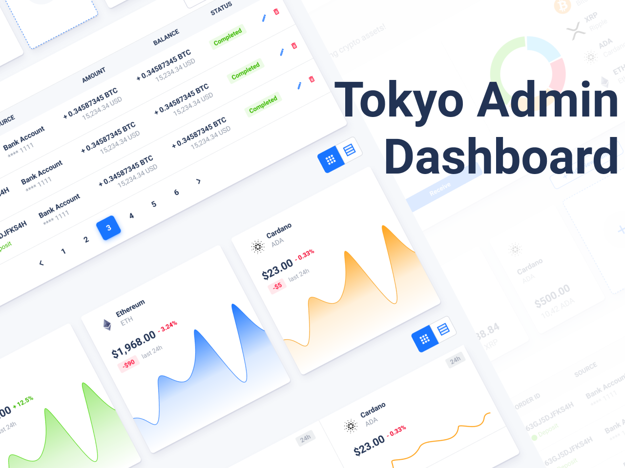 Tokyo admin dashboard 后台设计模板UI Kit .fig素材下载 – UI8、chat、dashboard、Figma、图标、网页模板