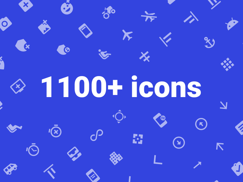 1100+ 常用图标 .fig素材下载 – UI8素材 – Figma单色图标
